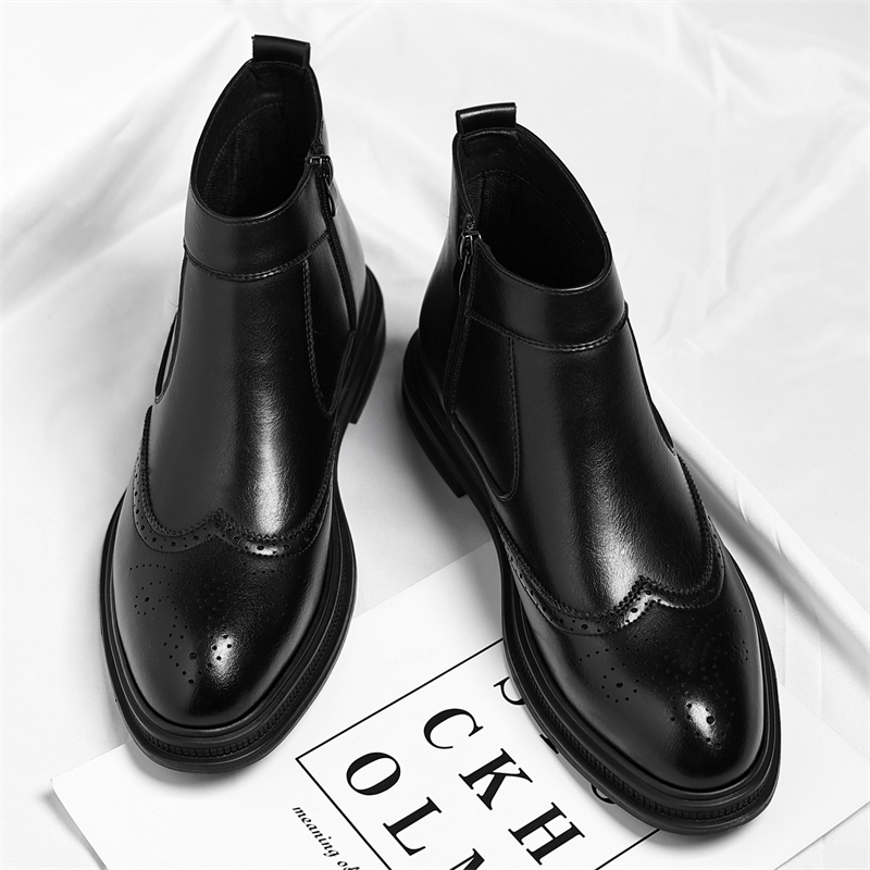 Men'S Formal Wear - Herfst Winter Dikke Zolen Heren Zakelijke