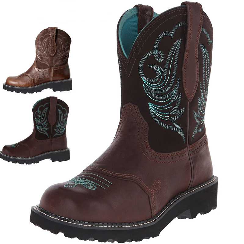 Men'S Ethnic & Formal Designer Wear Studio S - Geborduurde Cowboylaarzen Voor Mannen Vrouwen Pu