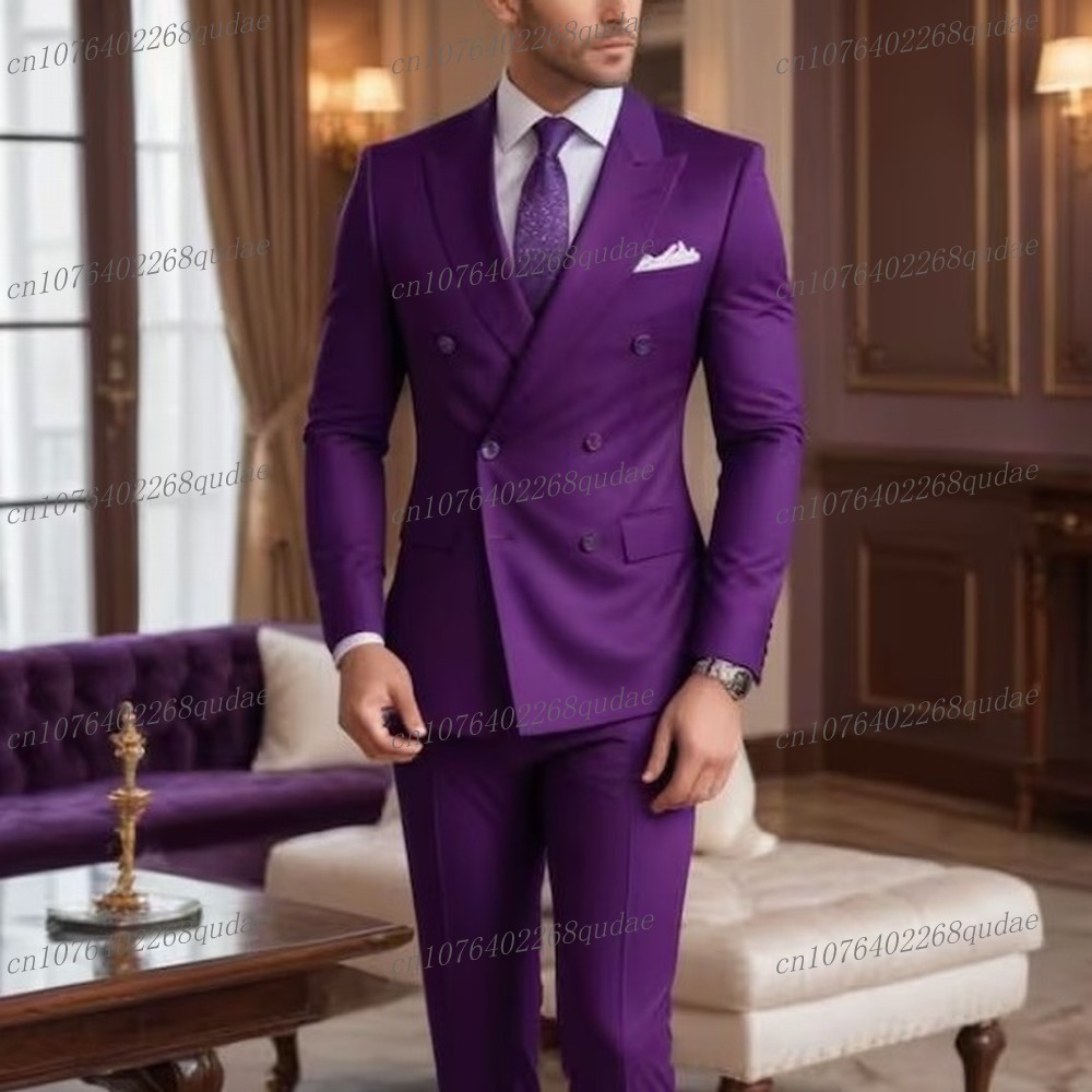 Men Formal Wear Purple - Nieuwe Mannelijke Paars Formele Gelegenheid Mannen