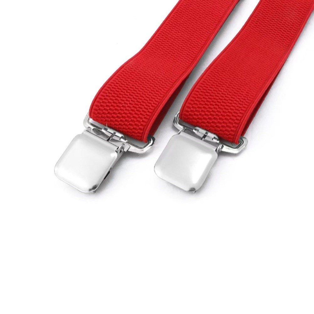 Suspender Clip Formal - Elastische, stevige bretels, verstelbaar, ademend materiaal,