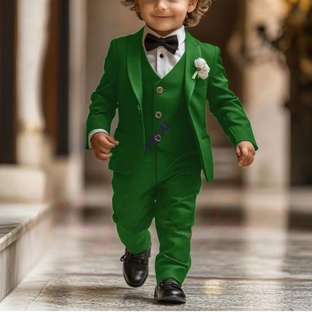 Mens Formal - 3-delige jongens smokingpak set op maat