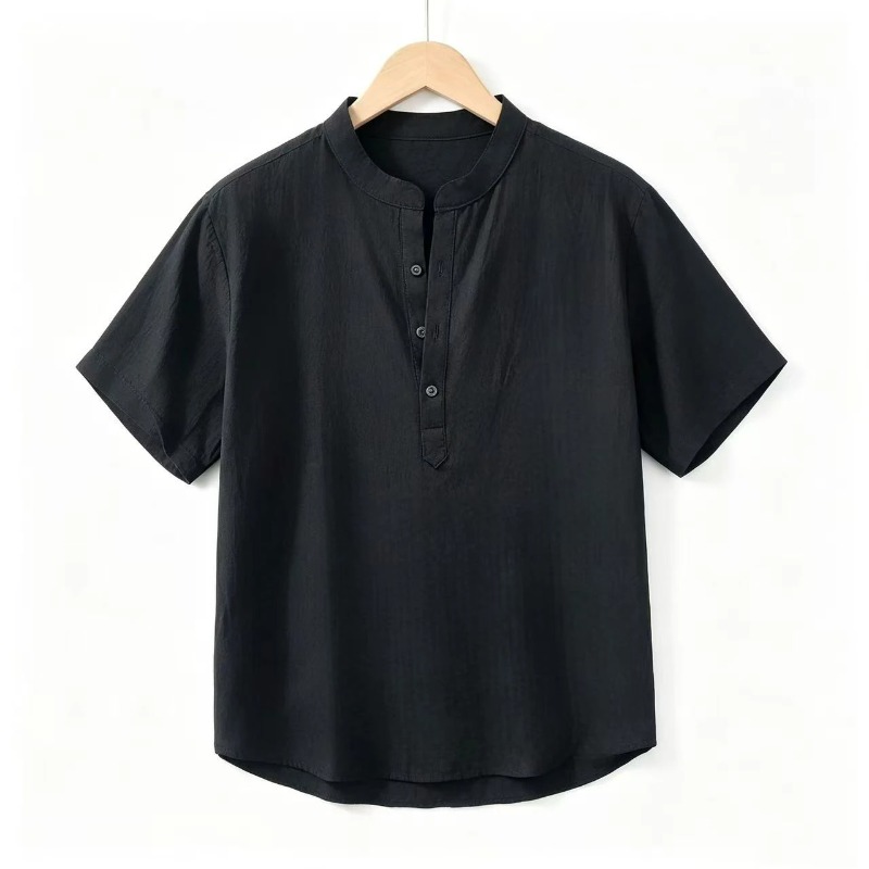 Mens Formal - Zomer dunne shirts met korte mouwen