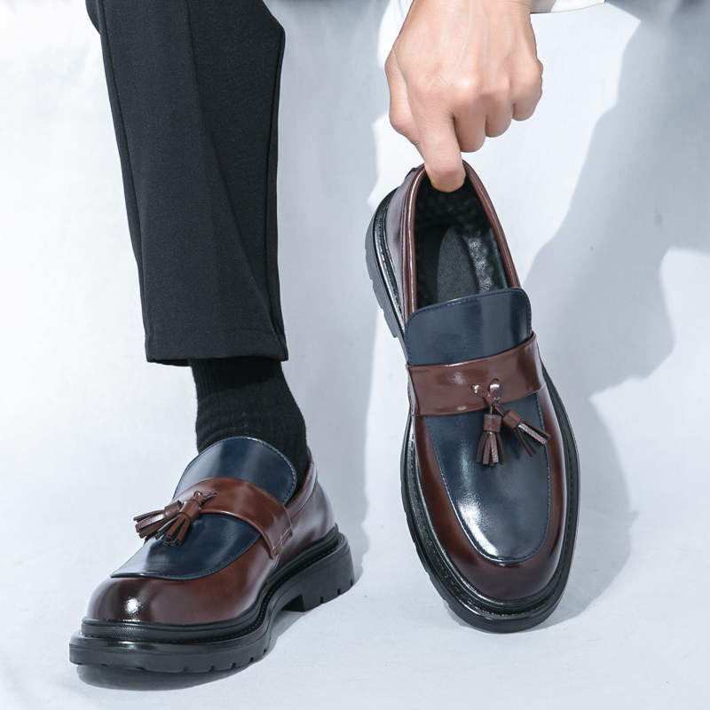 Men'S Formal Wear - Modemerk antislip casual leren herenschoenen van