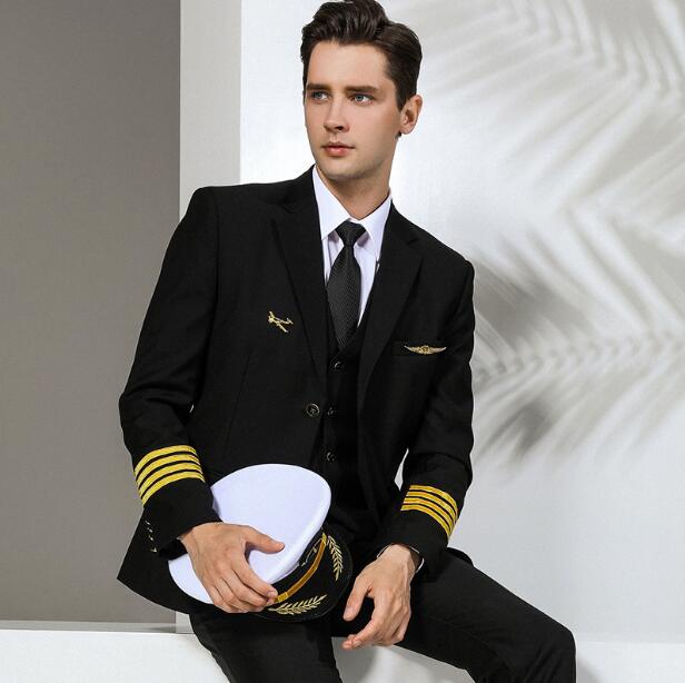 Men'S Formal Wear - Luchtvaart Professionele Slijtage Aviator Uniform Heren
