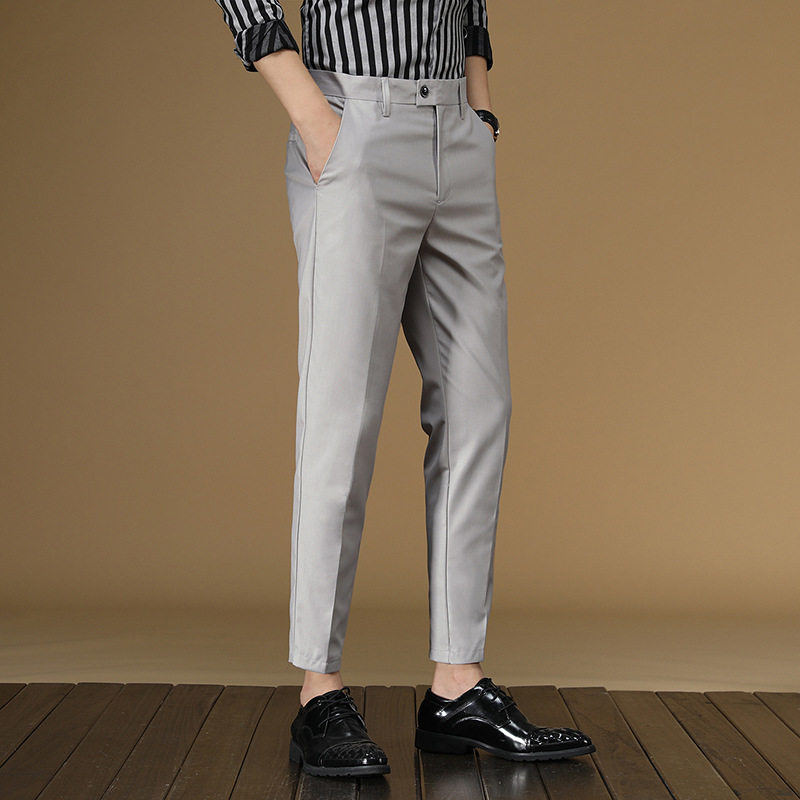 Formal Wear For Men Black Suit - Zomer Pak Broek Mannen Rood Zwart