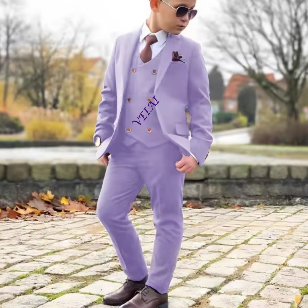 Mens Formal - Jongens 3-delig formeel pak, aanpasbaar bruiloft
