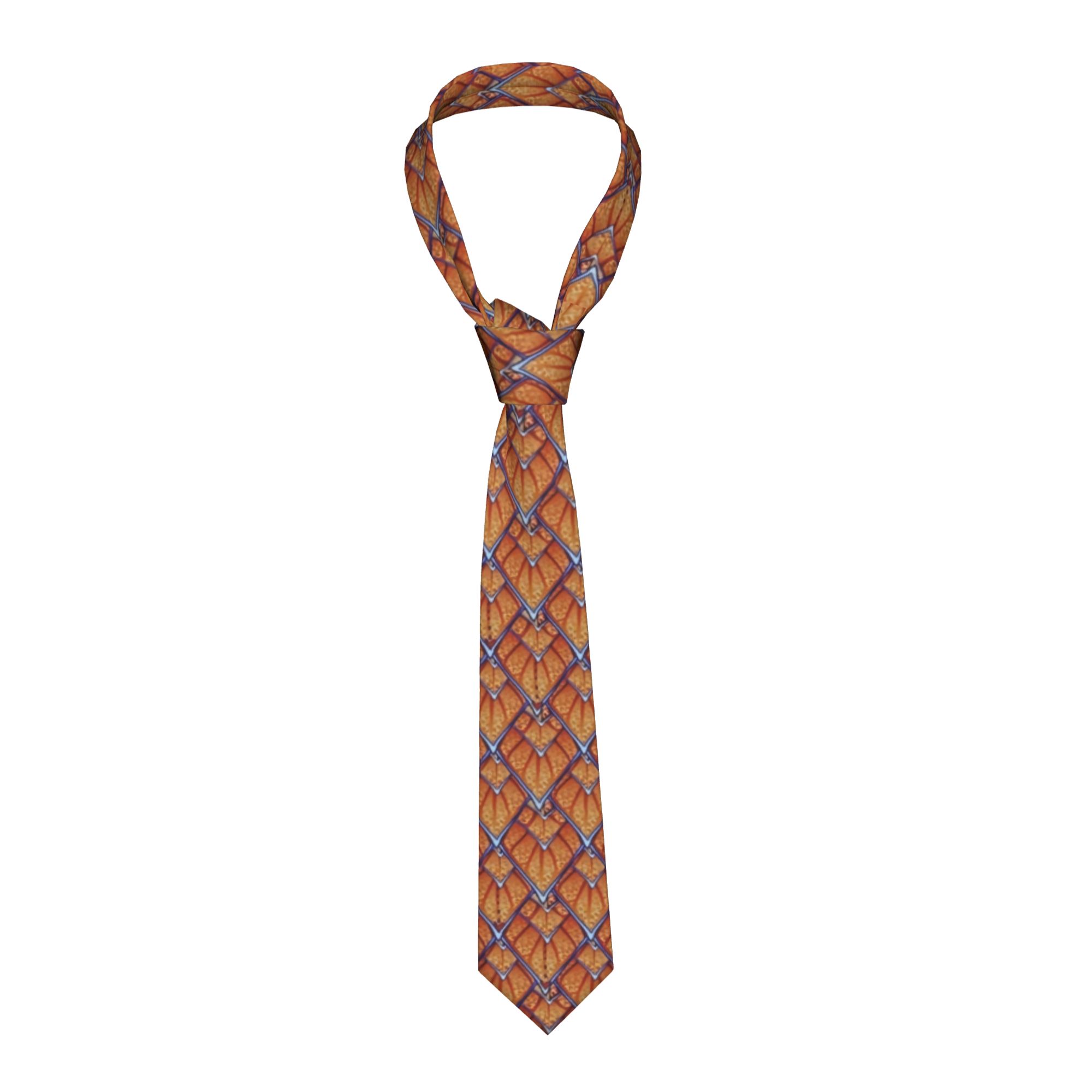 Scale - Men Formals & Ethnic Wear - Gauntlet Scales Dragon Fish Tie Formele