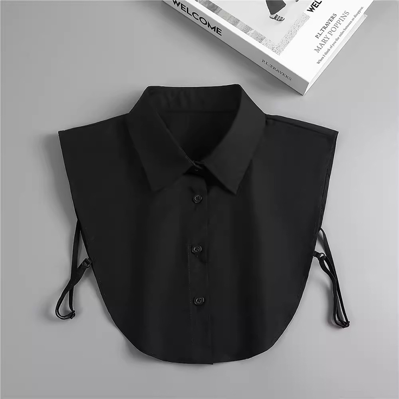 Men Formal Wear Shirts - Comfortabele valse halve overhemdkraag, zakelijke afneembare