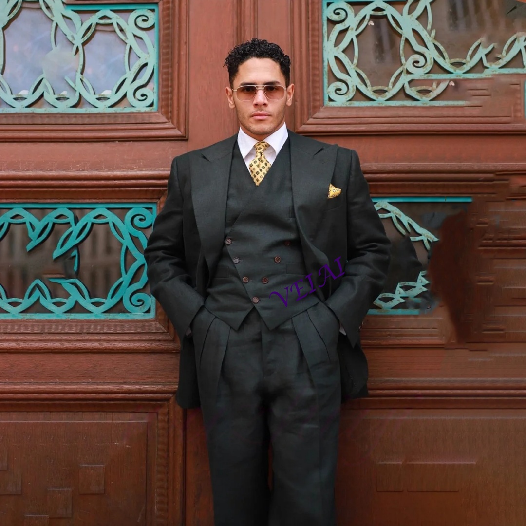 Op maat gemaakte zwarte slim-f - Men'S Formal Wear Waistcoat recensie en prijs
