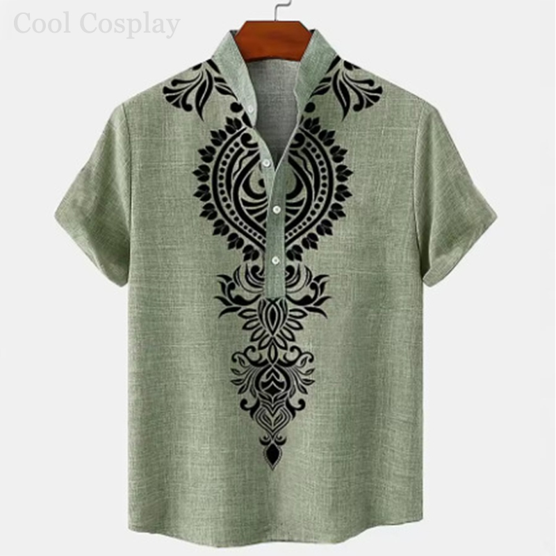 Mannelijke retro tops Henley-s - Men'S Ethnic & Formal Designer Wear Studio S recensie en prijs