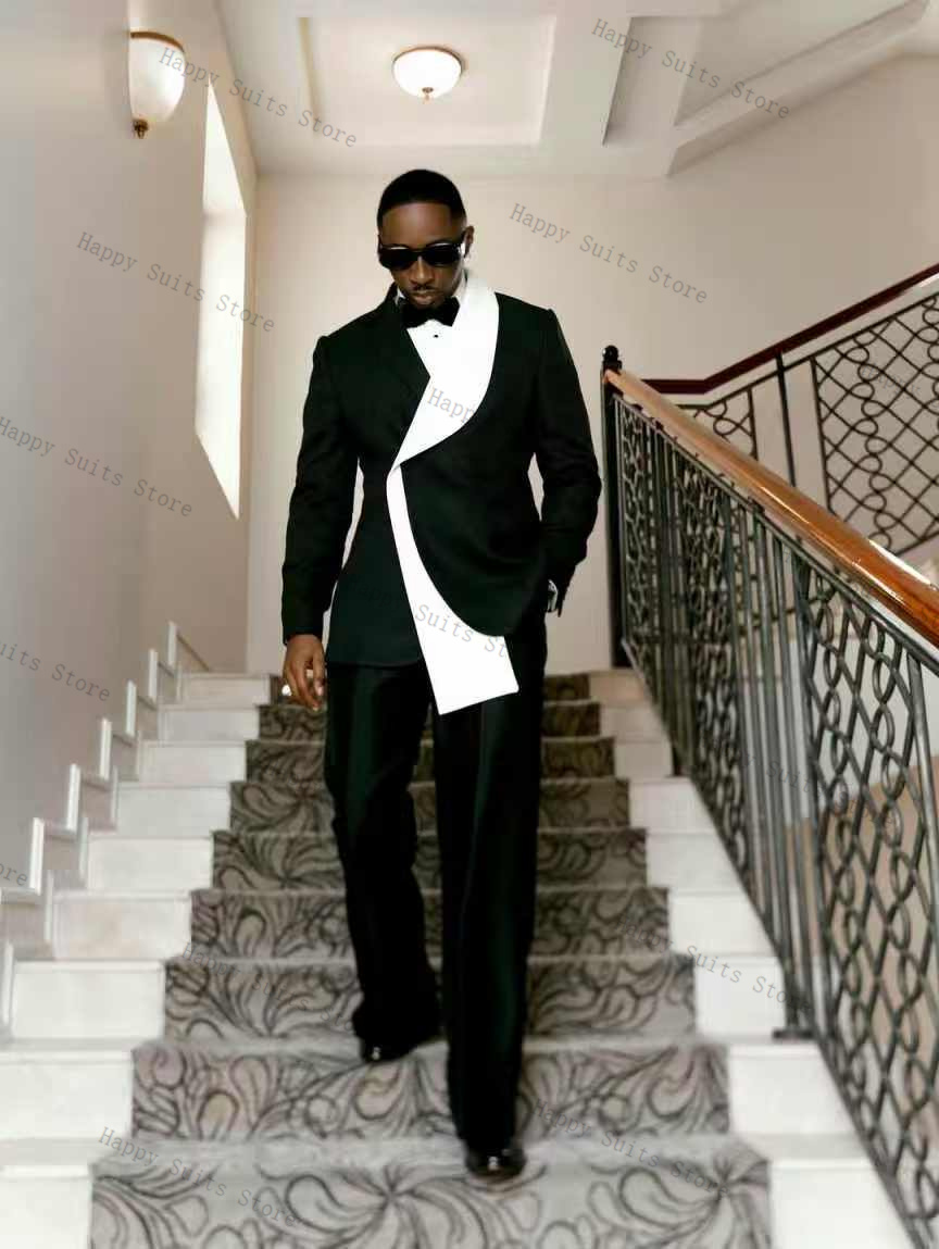 Zwart Wit Mannen Pak Set 2 Stu - Formal Wear For Men Black Suit recensie en prijs
