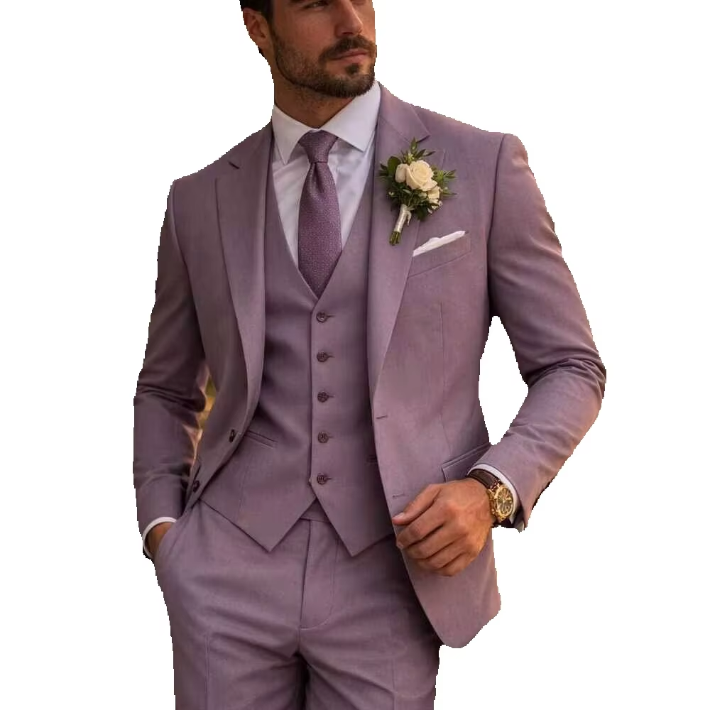 Lavendel 3-delig herenpak Lila - Men'S Formal Wear Waistcoat recensie en prijs
