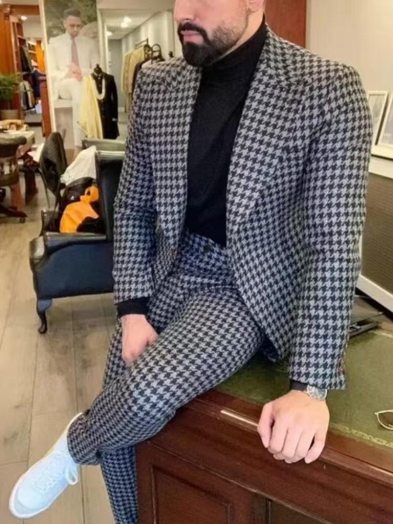Houndstooth Vintage Herenpak P - Men'S Formal Wear In Wedding recensie en prijs