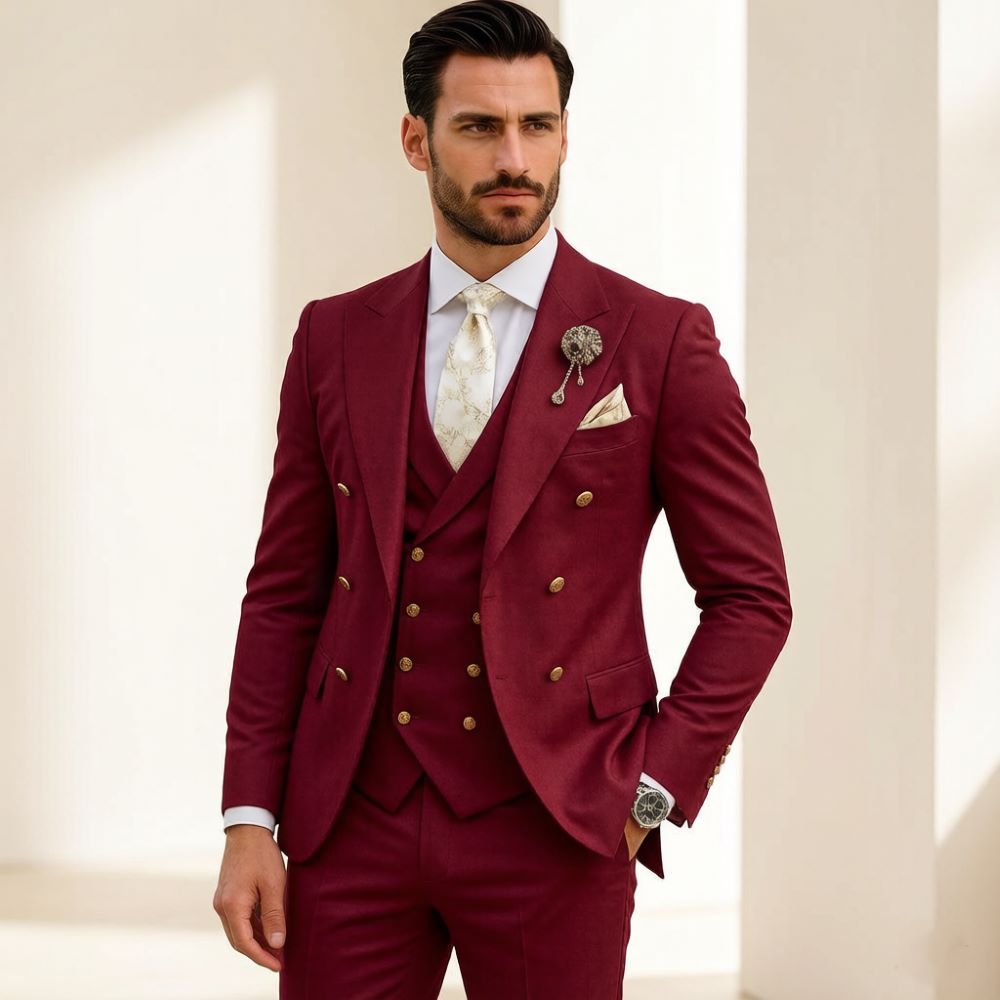 Heren Ivoorbruin Bruidspak Sli - Men'S Formal Wear In Wedding recensie en prijs