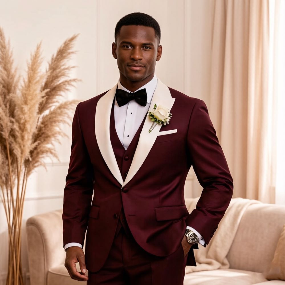 3-delig formeel herenpak met p - Men'S Formal Wear For Reception recensie en prijs
