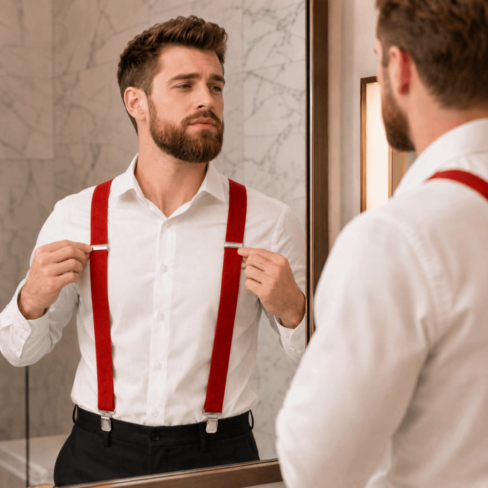 Nieuwe elastische, stevige bre - Suspender Clip Formal recensie en prijs