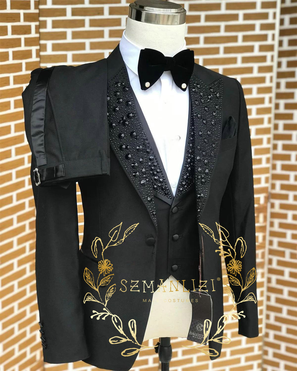 Zwarte Mannen Pakken Luxe Stee - Men'S Formal Wear In Wedding recensie en prijs