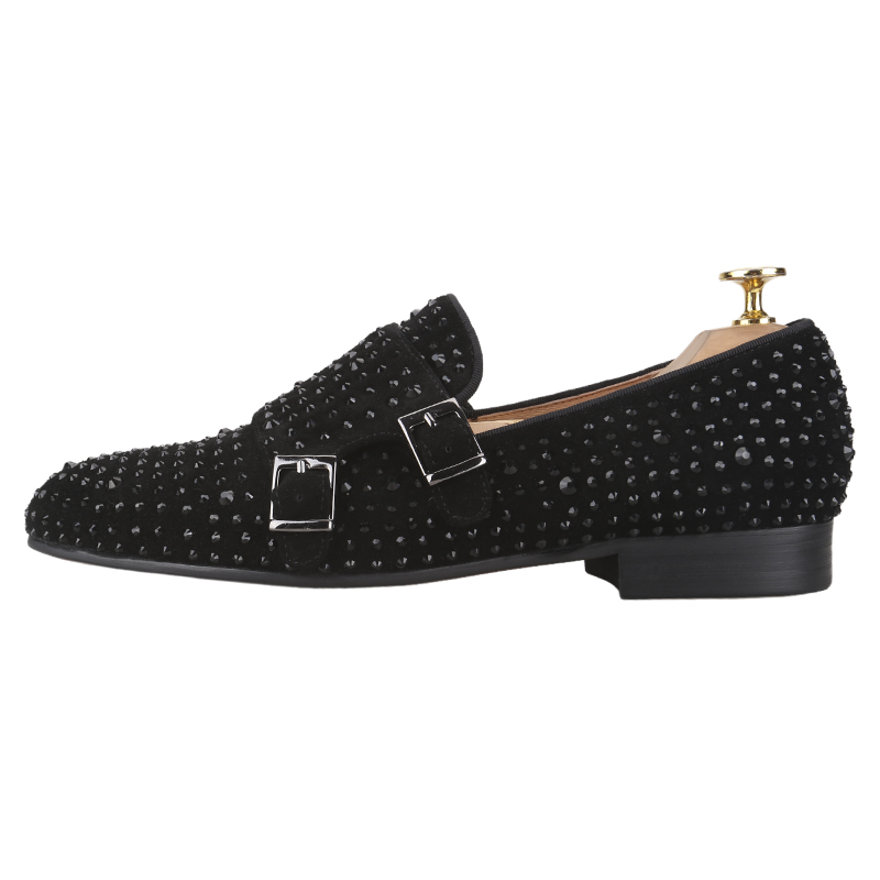 Piergitar Nieuwe Zwarte Suede  - Men'S Formal Wear recensie en prijs