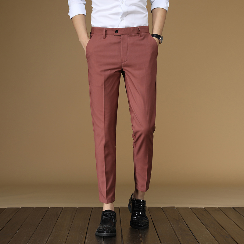 Zomer Pak Broek Mannen Rood Zw - Formal Wear For Men Black Suit recensie en prijs