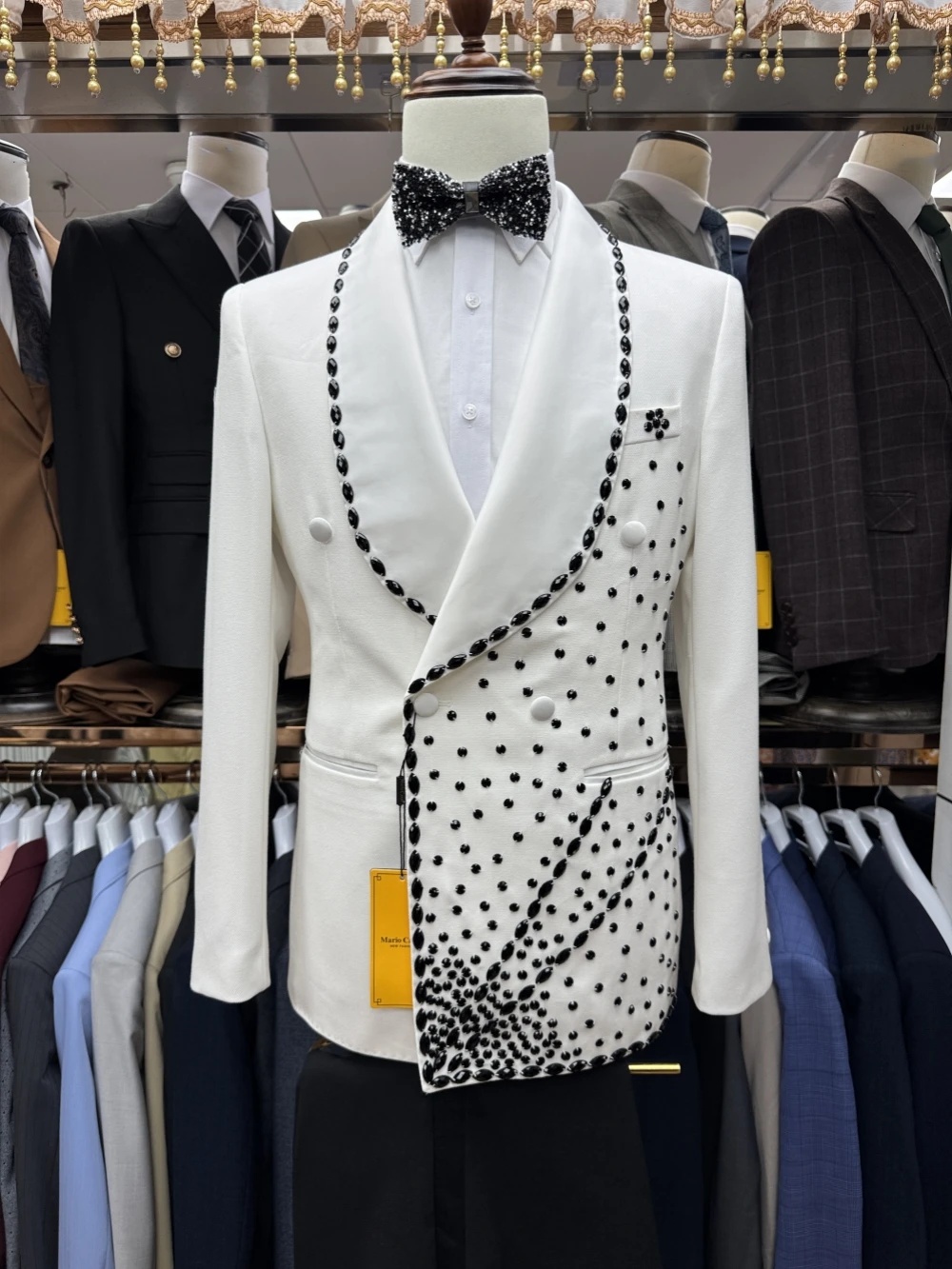 Witte Bruidegom Mannen Pak Set - Formal Wear For Men Black Suit recensie en prijs