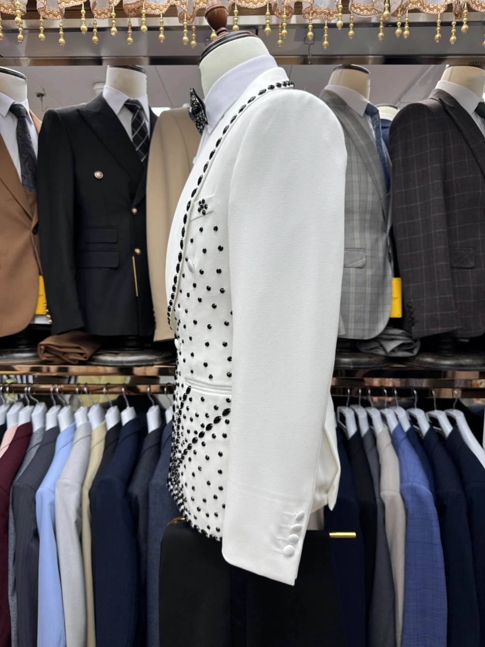 Witte Bruidegom Mannen Pak Set - Formal Wear For Men Black Suit recensie en prijs