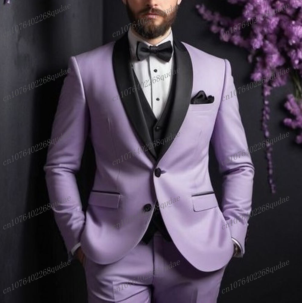 Paars En Zwart Formele Mannen  - Men Formal Wear Purple recensie en prijs