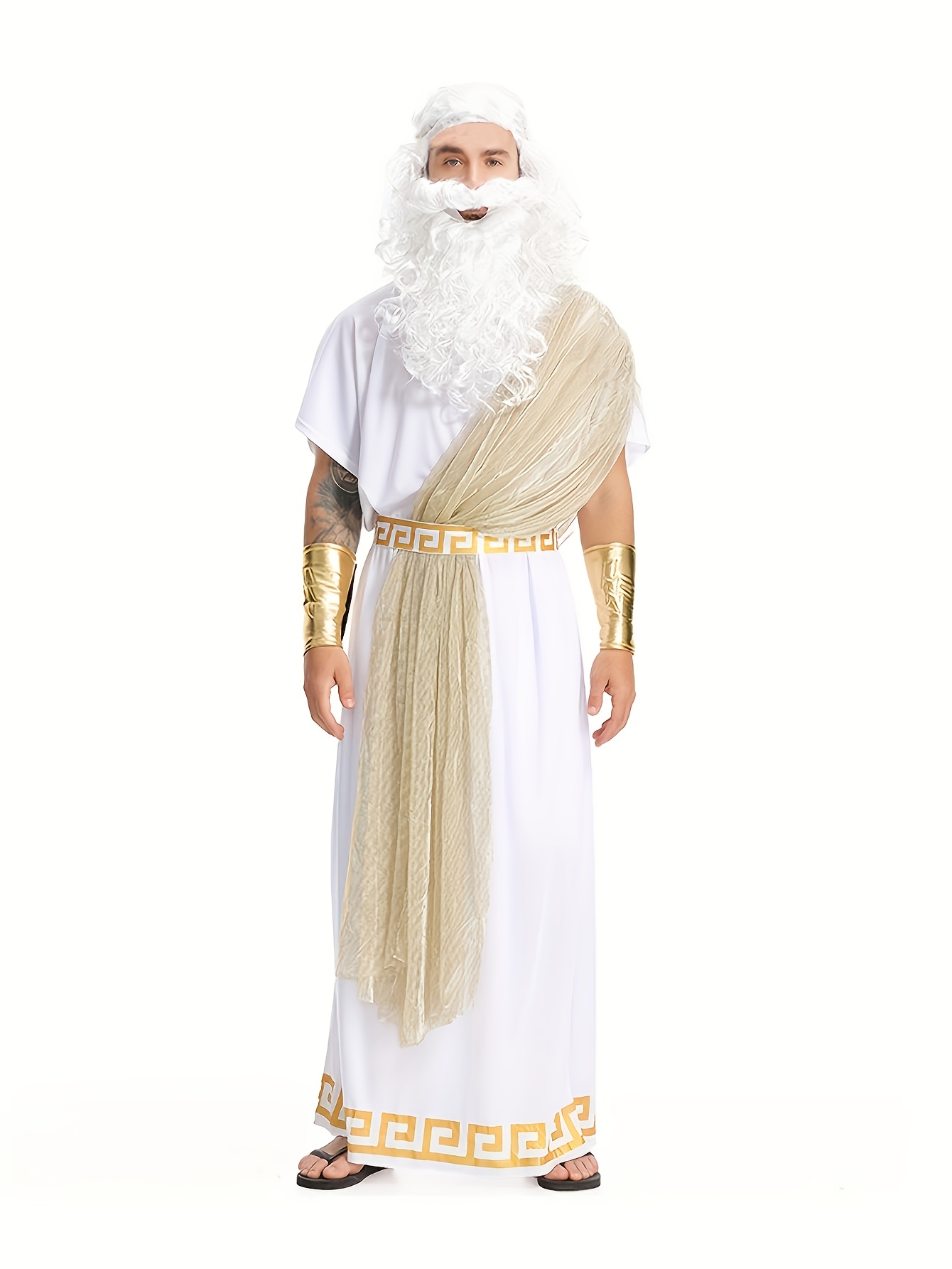 Heren Zeus Grieks Godenkostuum - Mens Formal recensie en prijs