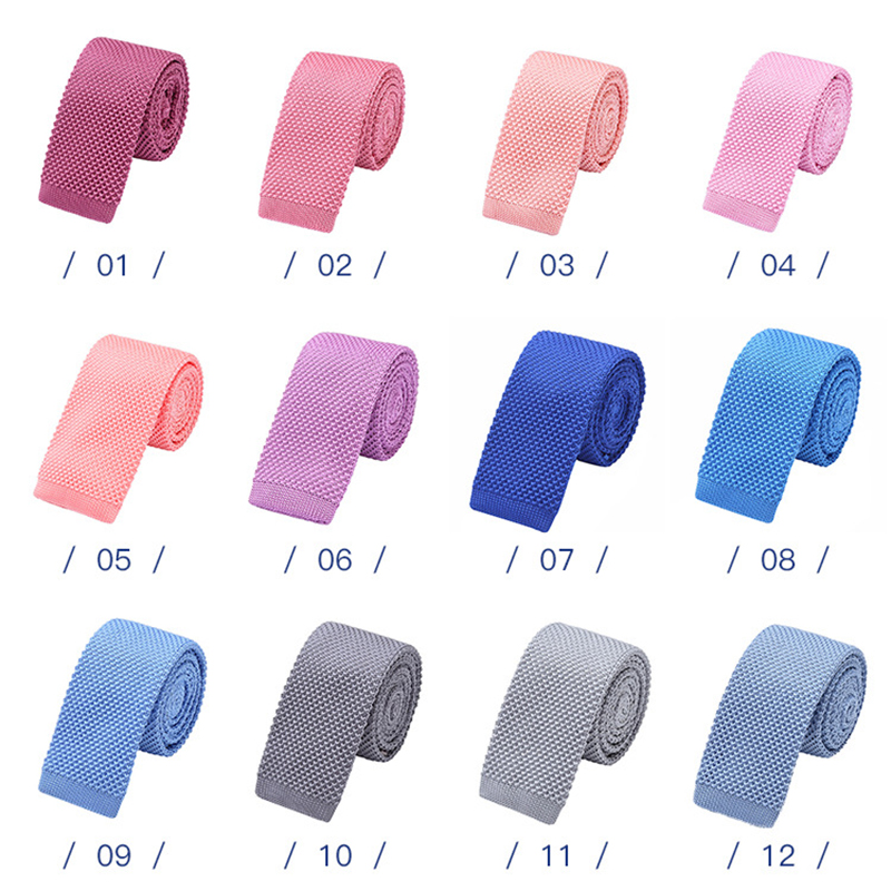 6cm Effen Zwart Wit Gebreide S - Men Formal Wear Blue recensie en prijs