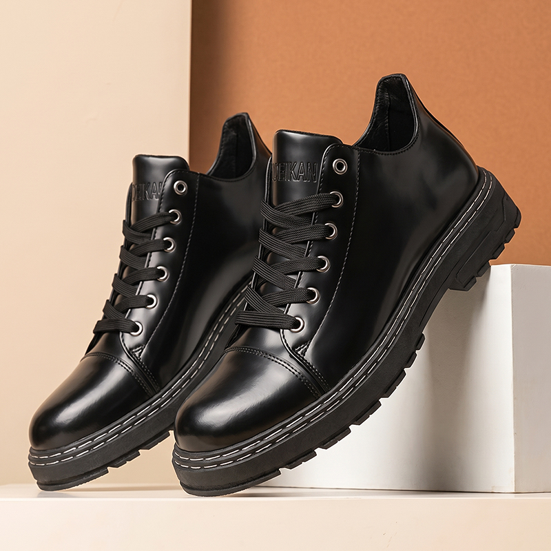 Heren zwarte leren veterschoen - Men'S Formal Wear recensie en prijs