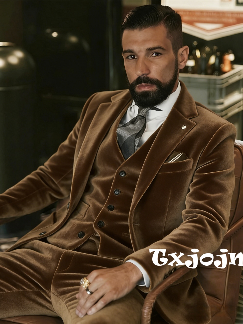 Heren fluwelen pakken 3-delig  - Men'S Formal Wear In Wedding recensie en prijs