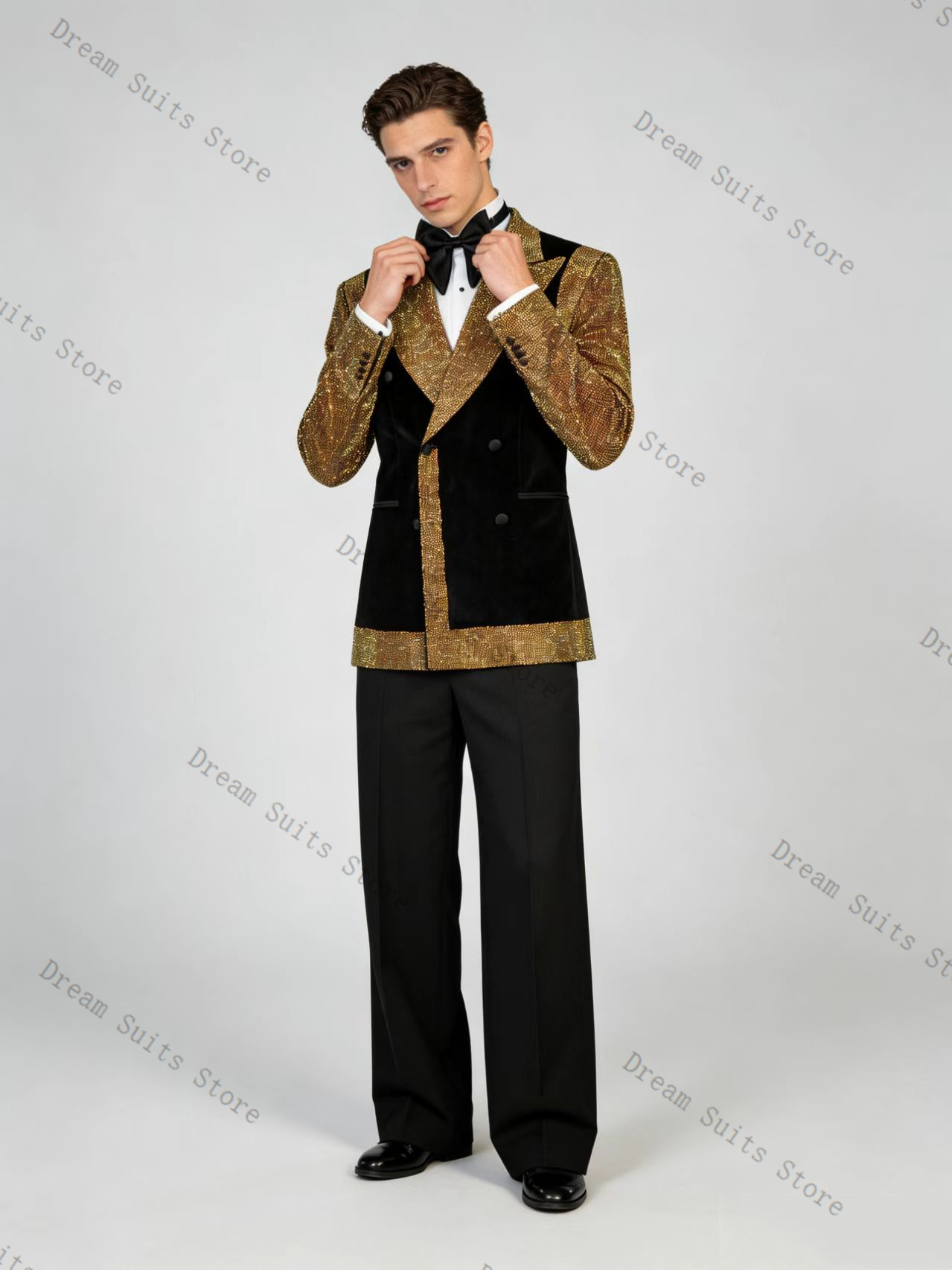 Gouden Kristallen Mannen Pak S - Formal Wear For Men Black Suit recensie en prijs