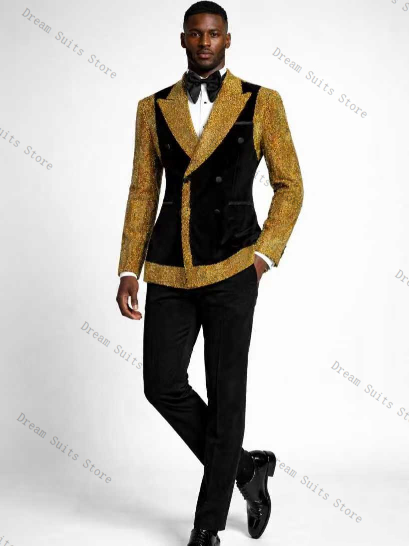 Gouden Kristallen Mannen Pak S - Formal Wear For Men Black Suit recensie en prijs