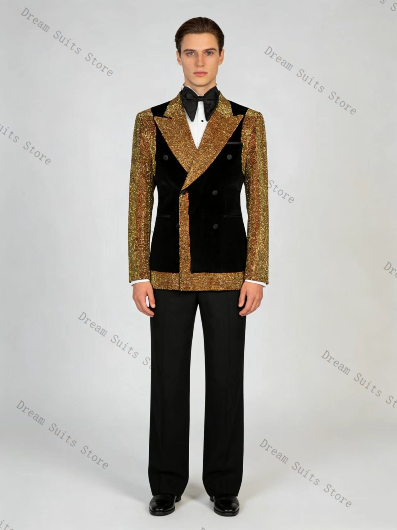 Gouden Kristallen Mannen Pak S - Formal Wear For Men Black Suit recensie en prijs