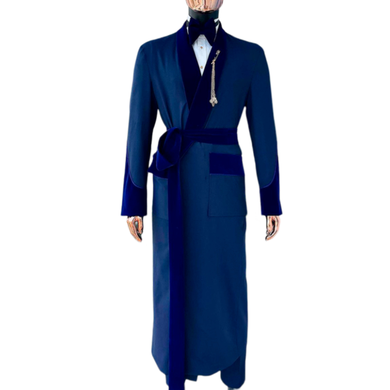 Op maat gemaakt koningsblauw h - Men Formal Wear Blue recensie en prijs