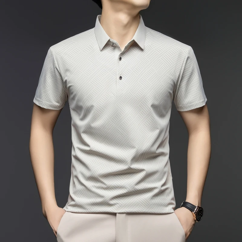 Heren elegante patroon poloshi - Men'S Polo Formal Wear recensie en prijs