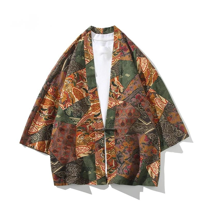 Etnische stijl print yukata ma - Men'S Ethnic & Formal Designer Wear Studio S recensie en prijs