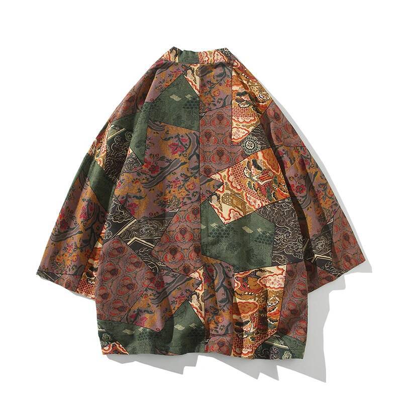 Etnische stijl print yukata ma - Men'S Ethnic & Formal Designer Wear Studio S recensie en prijs