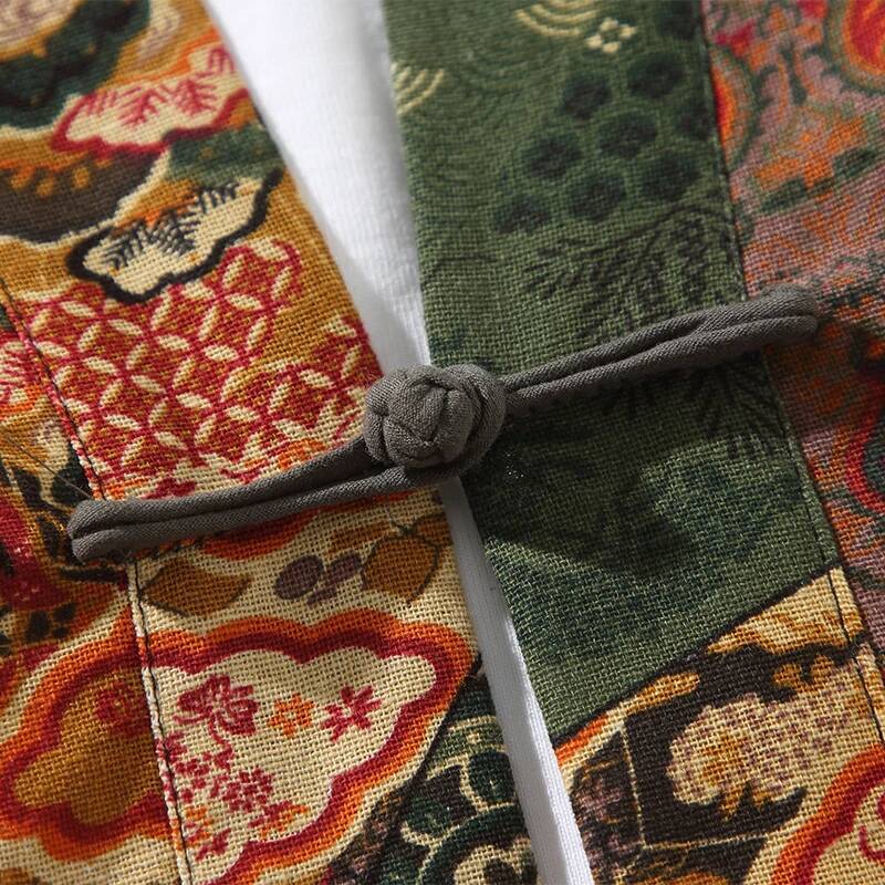 Etnische stijl print yukata ma - Men'S Ethnic & Formal Designer Wear Studio S recensie en prijs